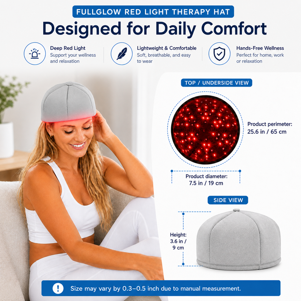 NEO LUMINUS Red Light & Infrared Therapy Hat